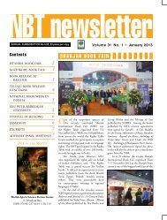 Newsletter JANuAry 2013 - National Book Trust India