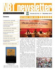Newsletter December 2012 - National Book Trust India