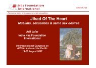 MoOPD02-3 - Arif Jafar - Naz Foundation International