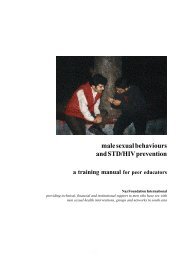 A Training Manual for Peer Educators - Naz Foundation International