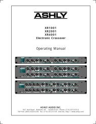 Operating Manual - Pro Sound & Lighting