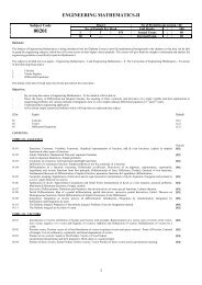 00201: Engineering Mathematics - II - SBTE Home Page