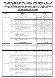 3rd Semester Diploma in Civil, Electrical ... - SBTE Home Page