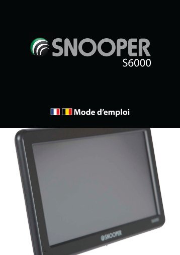 Mode d'emploi - Snooper France