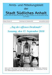 Amtsblatt Nr.18 - Stadt SÃ¼dliches Anhalt