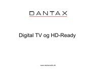 Digital TV i DK = Standarden DVB-T - Dantax