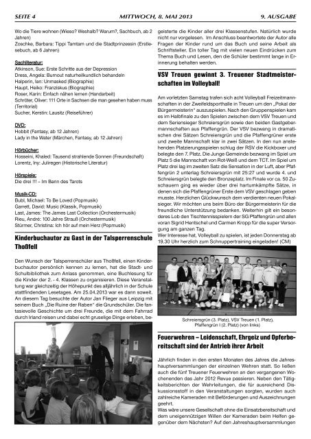 Ausgabe 09 / 2013 - Treuen