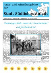 Amtsblatt Nr. 23 - Stadt SÃ¼dliches Anhalt