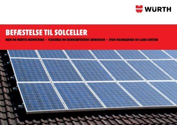 BEFÃSTELSE TIL SOLCELLER - F.wood-supply.dk