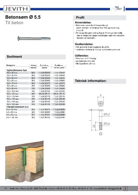 Indhold TAG FAST katalog 2010_indd - F.wood-supply.dk