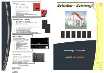 Solenergi / Solceller - vi gÃ¸r det enkelt - F.wood-supply.dk