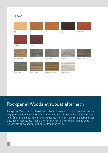 Produktlinie ROCKPANEL