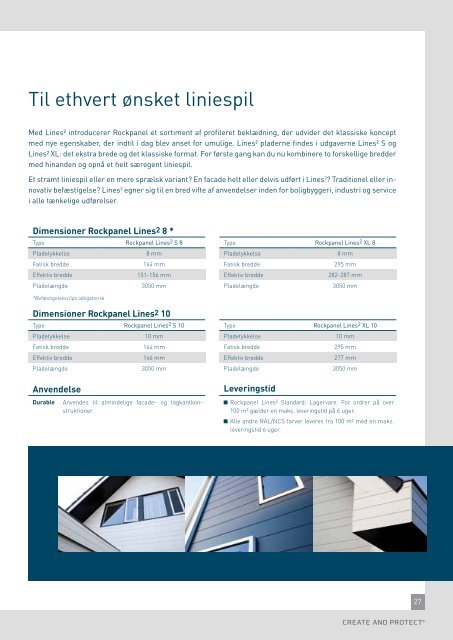 Produktlinie ROCKPANEL