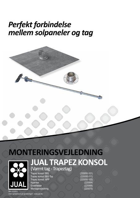Monteringsvejledning jUAl trApez konsol - F.wood-supply.dk