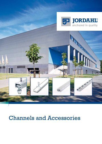 JORDAHL Channels and Accessories - Pretec