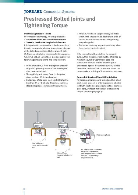 JORDAHL Channels and Accessories - Pretec