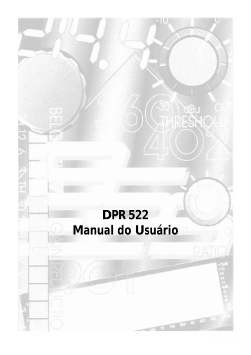 DPR 522 Manual do UsuÃ¡rio - BSS Audio