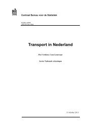 Transport in Nederland - CBS