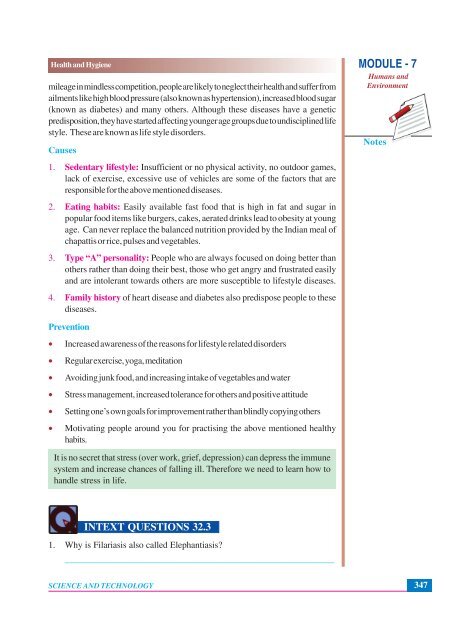 32. Health and Hygiene - The National Institute of Open Schooling