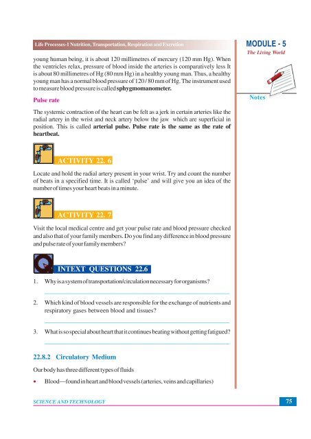 Nutrition, Transportation, Respiration and Excretion