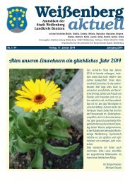 Amtsblatt 01/2014 - Stadt WeiÃŸenberg