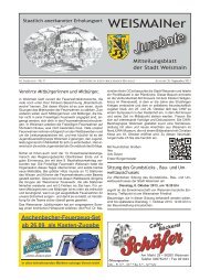 Jurabote 9/2013 - Stadt Weismain