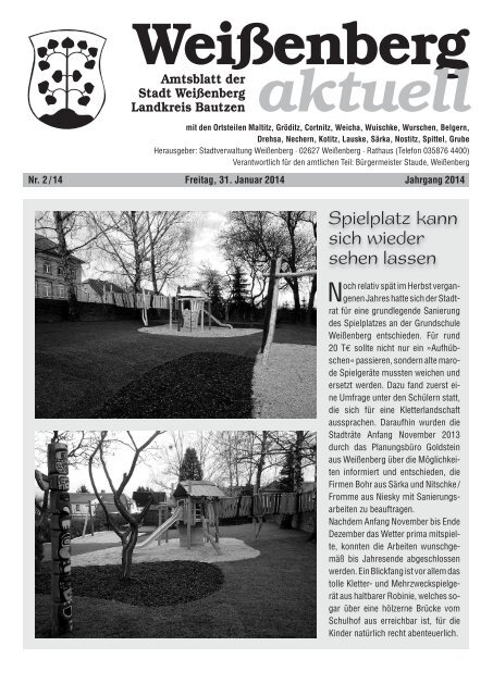 Amtsblatt 02/2014 - Stadt Weißenberg