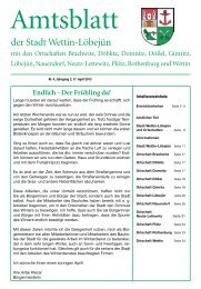 ( 4 MB / PDF )Amtsblatt der Stadt Wettin-LÃ¶bejÃ¼n 17.04.2013