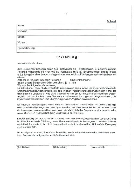 ( 3 MB / PDF )Antrag Soforthilfe Hochwasser - Stadt Wettin-LÃ¶bejÃ¼n