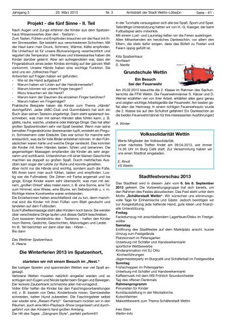 ( 3 MB / PDF )Amtsblatt der Stadt Wettin-LÃ¶bejÃ¼n 20.03.2013