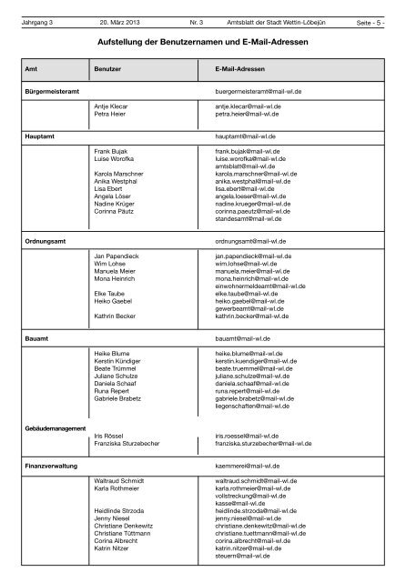 ( 3 MB / PDF )Amtsblatt der Stadt Wettin-LÃ¶bejÃ¼n 20.03.2013