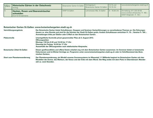 Veranstaltungskalender 2013/2014 (349 kB, PDF) - Stadt St.Gallen