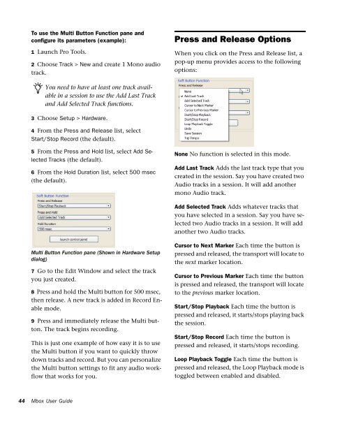 Mbox Pro User Guide v9.0 (PDF) - Digidesign