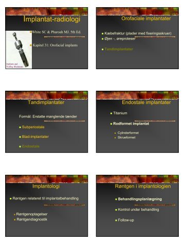 Implantat-radiologi