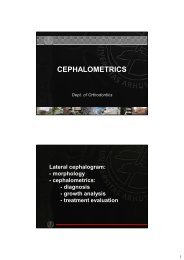 CEPHALOMETRICS