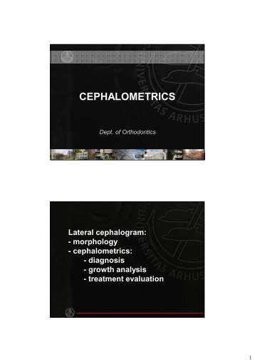 CEPHALOMETRICS