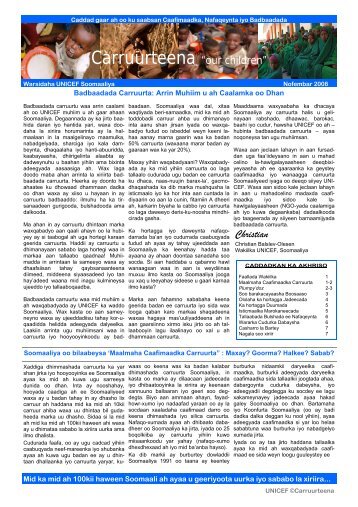 Somalia Newsletter_Somali Version.pub - Unicef