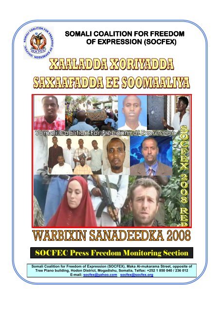 SOCFEC Press Freedom Monitoring Section - Somali Talk