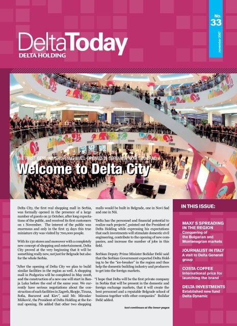 Welcome to Delta City - Delta Holding