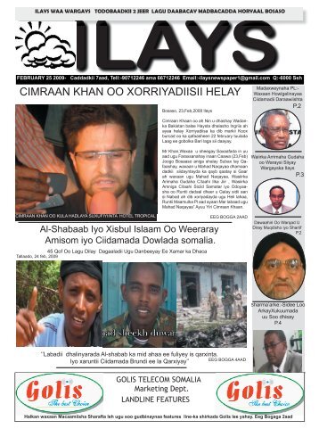 Ilays newspaper18.indd - Somali Talk