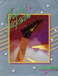 Jackson Charvel 1993 GJ Japan Only Catalog - JacksonÂ® Guitars