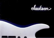 Jackson 1988 Catalog - JacksonÂ® Guitars