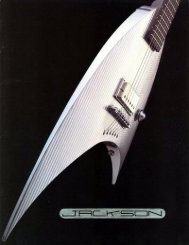 Jackson Charvel 1990-91 Catalog - Jackson® Guitars Jackson Charvel 1990-91 Catalog - Jackson® Guitars