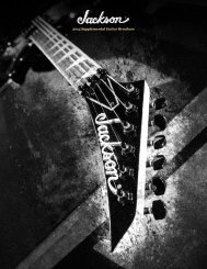 Jackson Charvel 1992 Catalog - JacksonÂ® Guitars