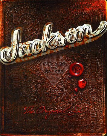 Jackson 2003 Catalog - JacksonÂ® Guitars