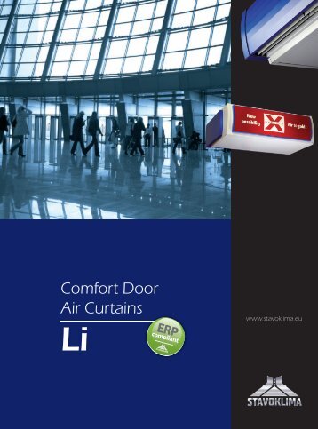 Comfort Door Air Curtains - Stavoklima.cz