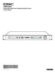 BASIS 922uz - QSC Audio Products