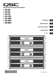 TD-000136-00 - QSC Audio Products