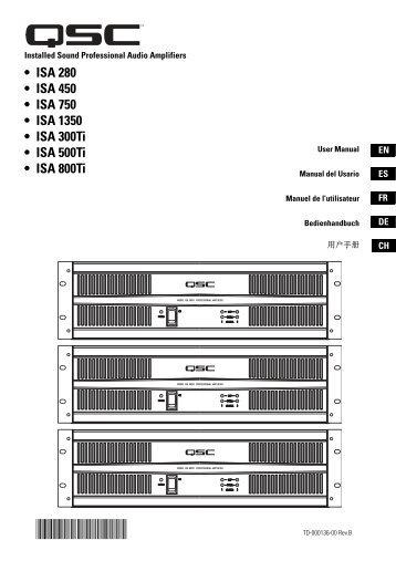 TD-000136-00 - QSC Audio Products