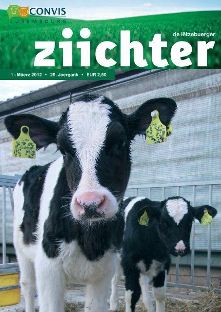 de lëtzebuerger ziichter 1/2012 - Convis Herdbuch Service Elevage ...